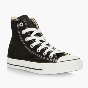 Converse Chuck Taylor Black Canvas High-top Shoes Sz 7.5W 5.5M